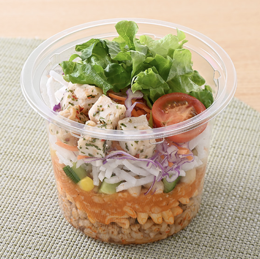 グリルチキンのサラダ