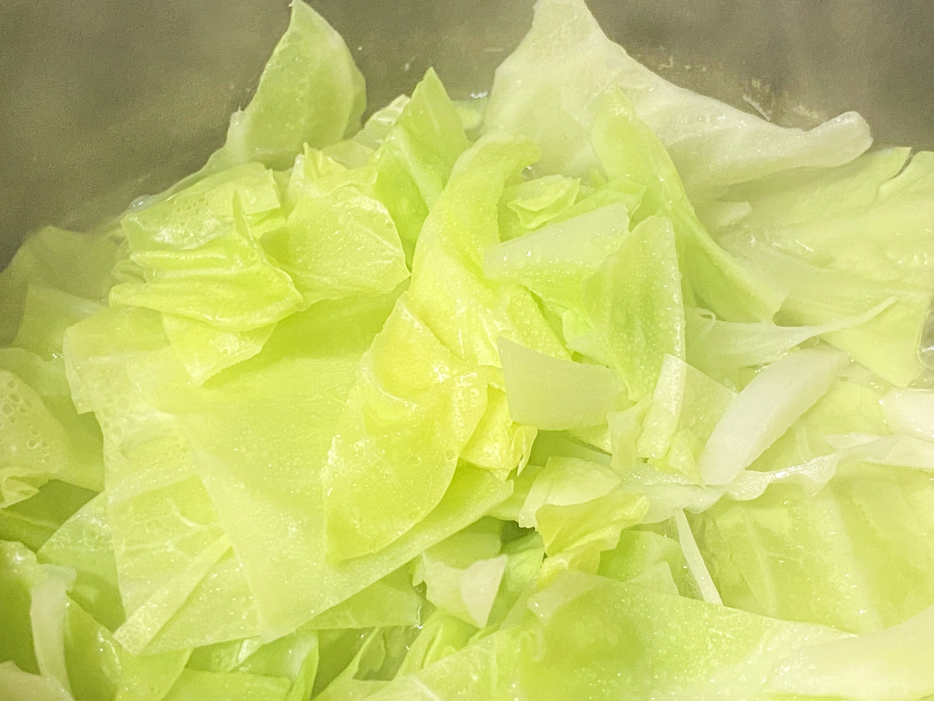 蒸しキャベツ