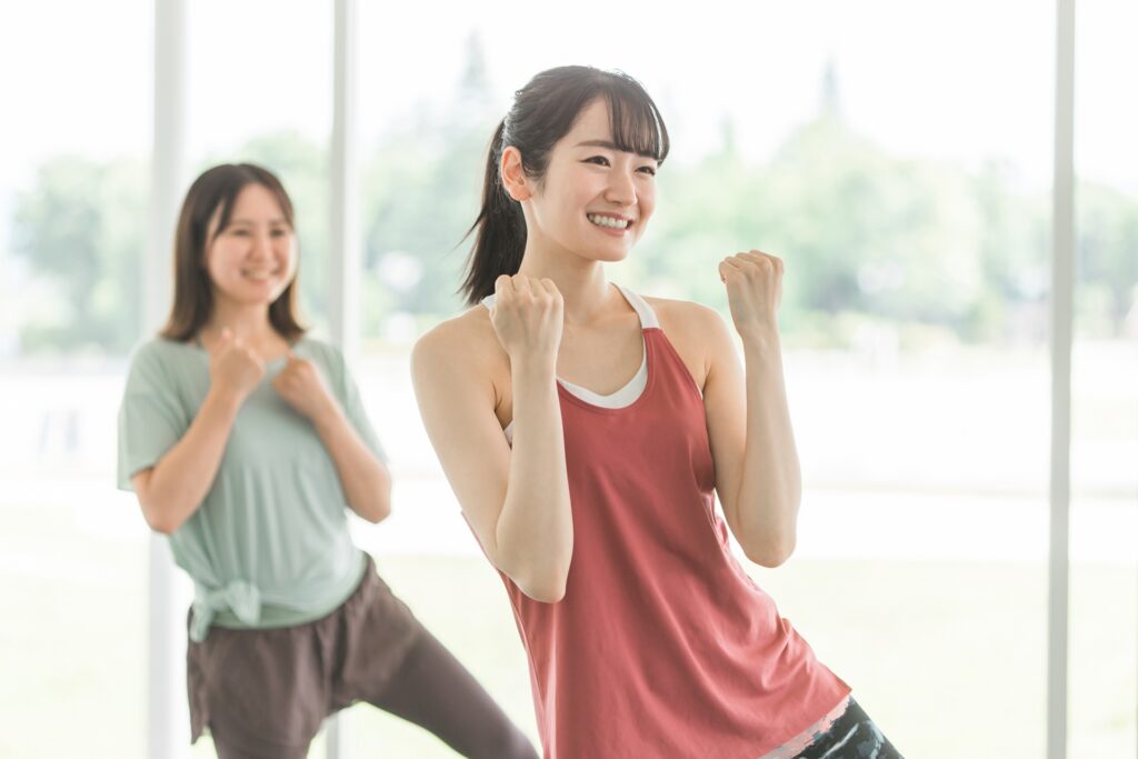 ダンスをする女性