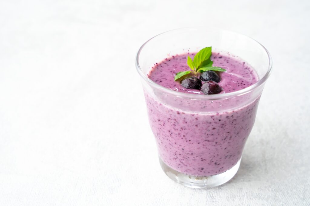 ブルーベリースムージー