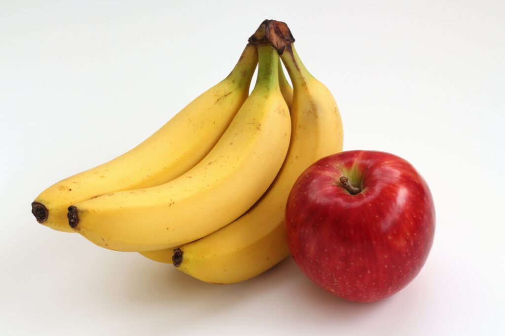 バナナとりんご