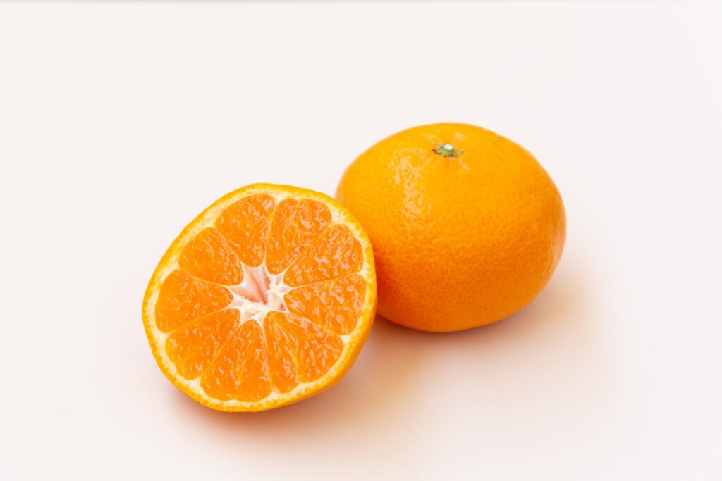 みかん1個と半個