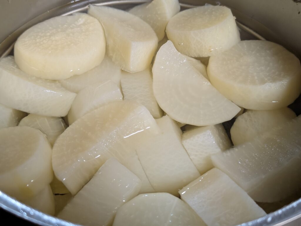 茹で大根
