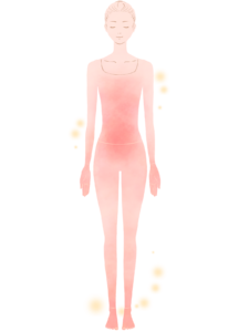 体温が上がっているイラスト