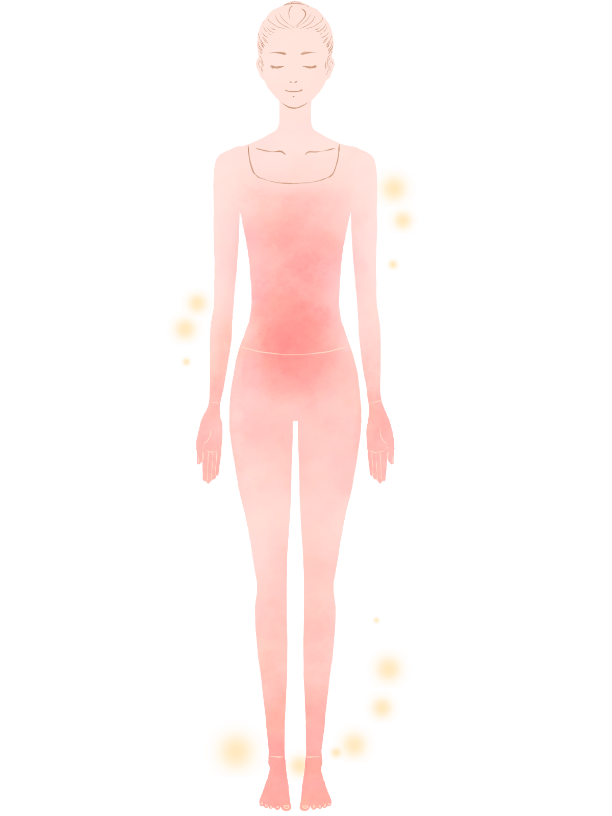 体温が上がっているイラスト