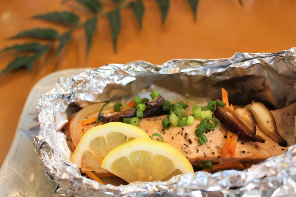 サーモンホイル焼き