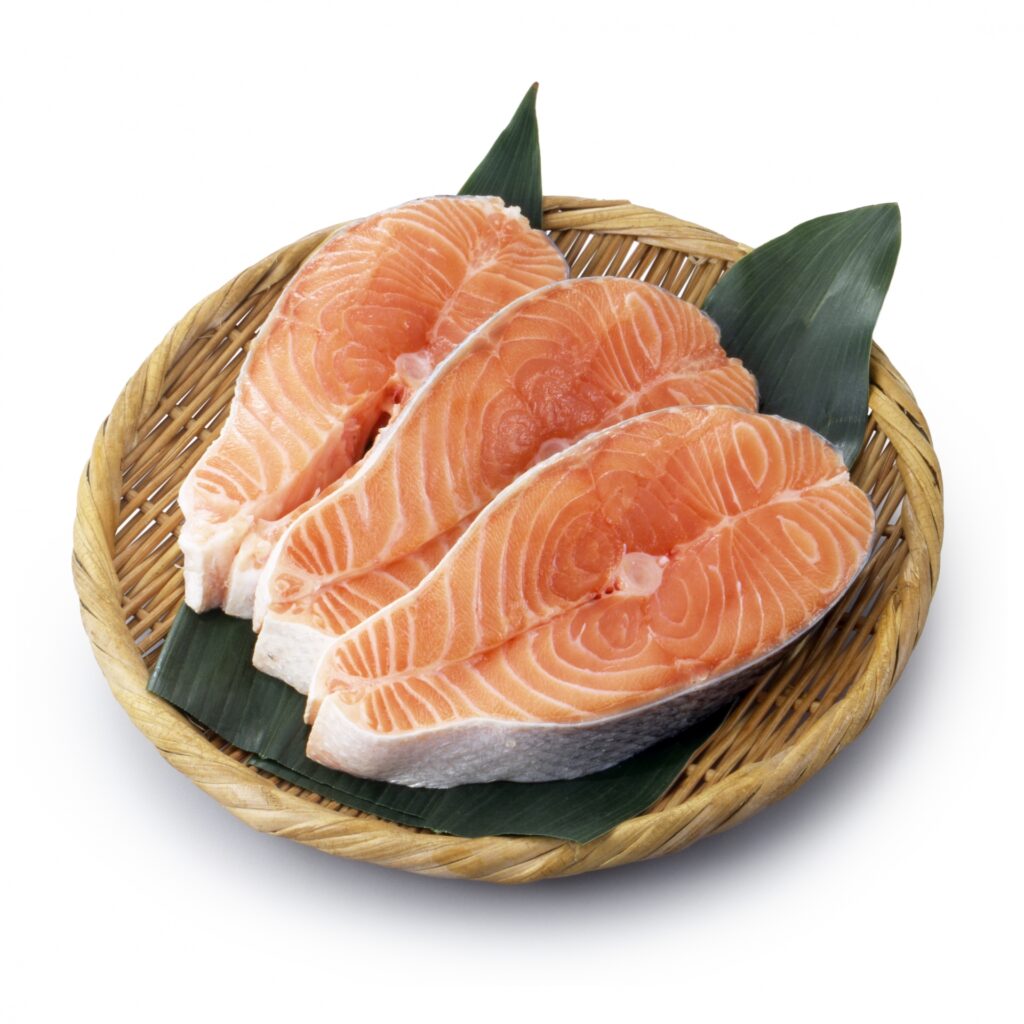 サーモンの切り身