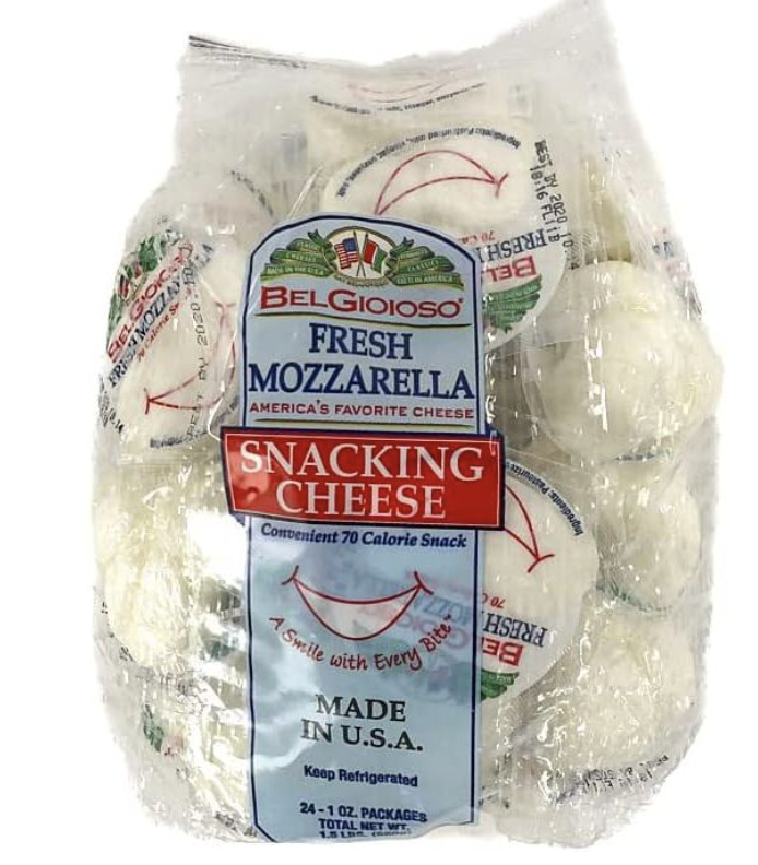 フレッシュなモッツァレラチーズ