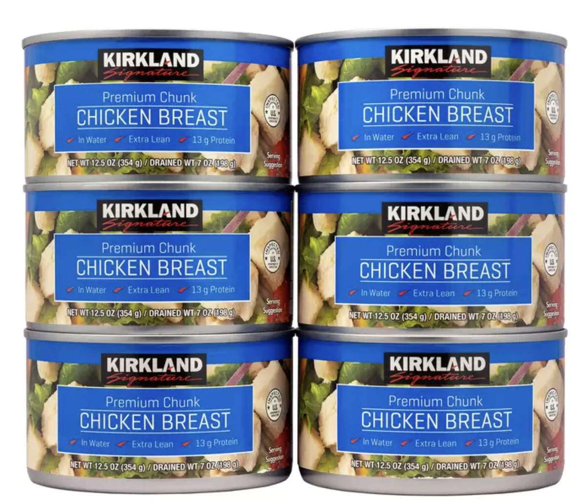 水煮のチキン缶