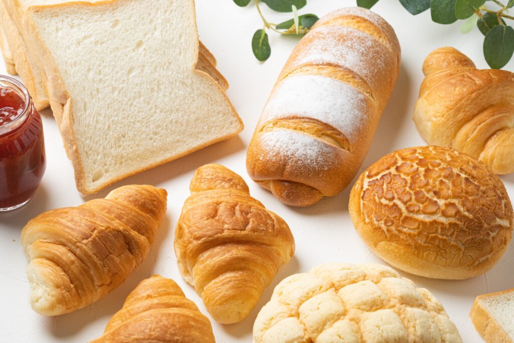 いろんな種類のパン