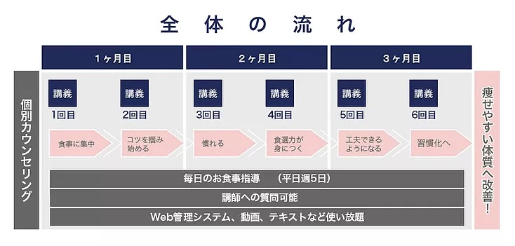 ベーシックコース全体の流れ